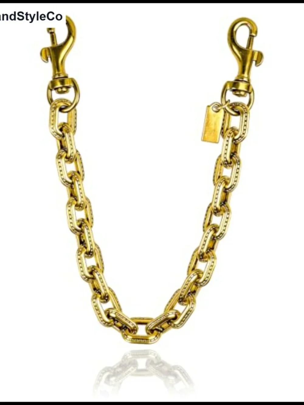 Vintage Metal Purse Chain Strap Keychain for Handbags